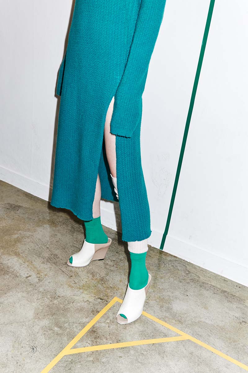 long cable dress