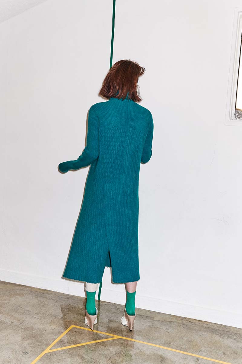 long cable dress