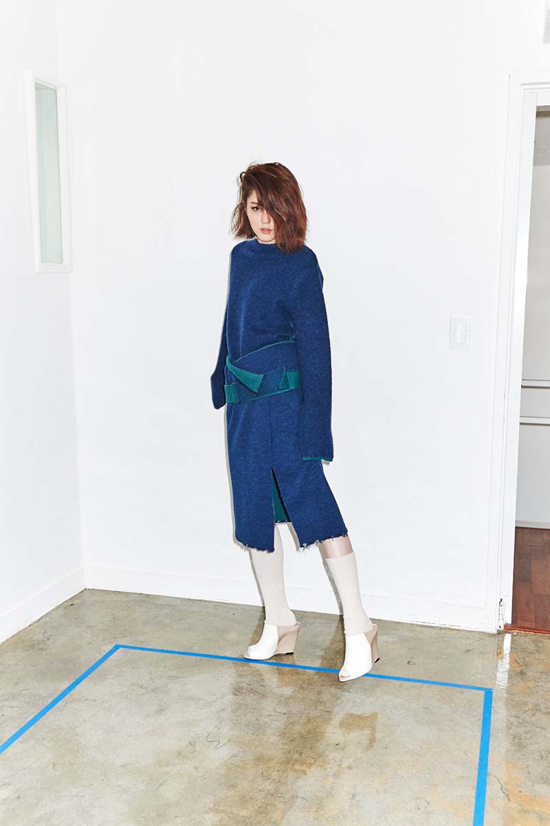 double face wrap skirt