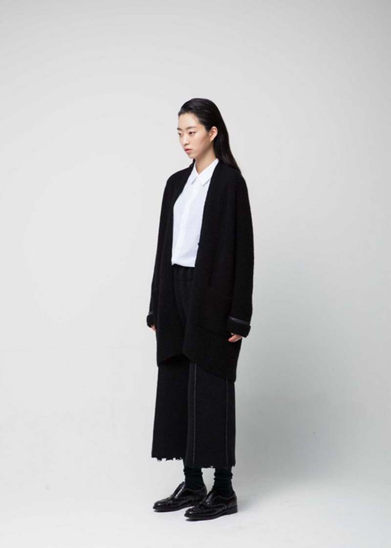 double face wide pants