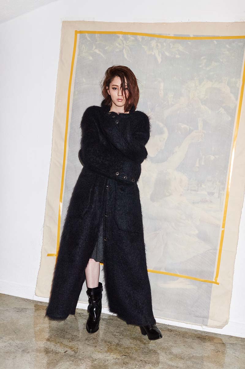 Hairy long coat