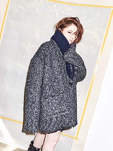 shawl collar boyfriend cardigan