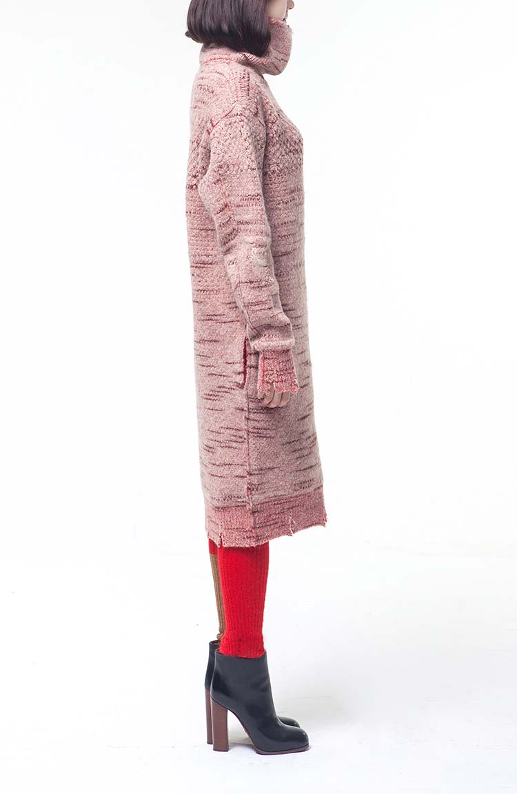 solide texture dress