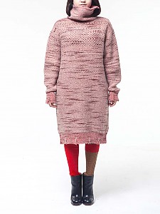 solide texture dress