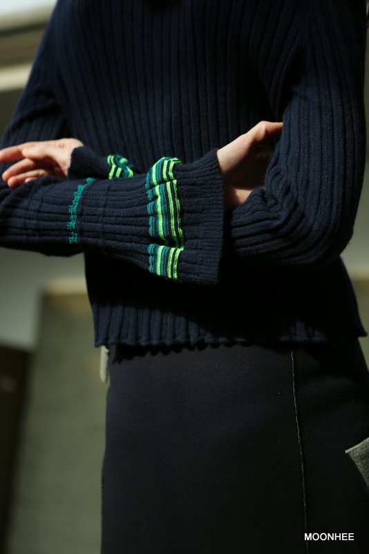 SLEEVE 3 COLORING TOP [SALE 30%]