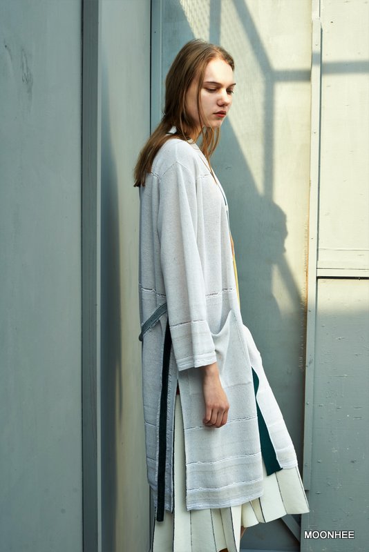 DOUBLE FACE GOWN CADIGAN (WHITE)