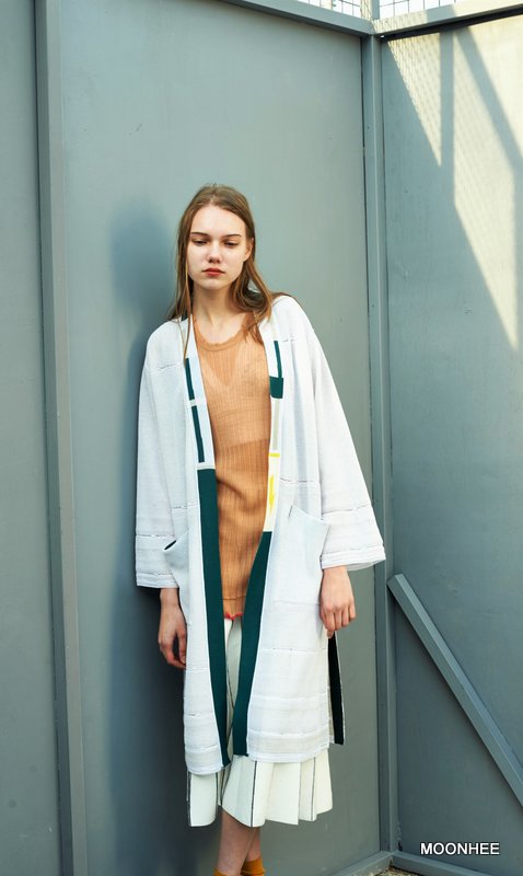 DOUBLE FACE GOWN CADIGAN (WHITE)
