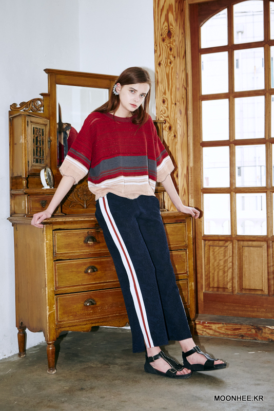 FRILL WAVE RIBBON TOP (RED)