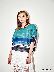 FRILL WAVE RIBBON TOP (GREEN)