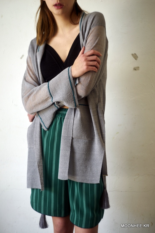 ROUNGE LONG CARDIGAN (GRAY)