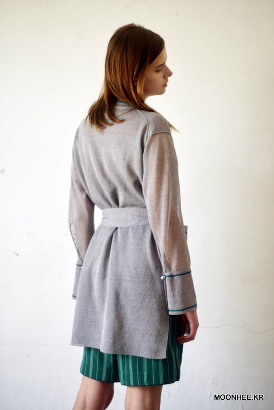 ROUNGE LONG CARDIGAN (GRAY)