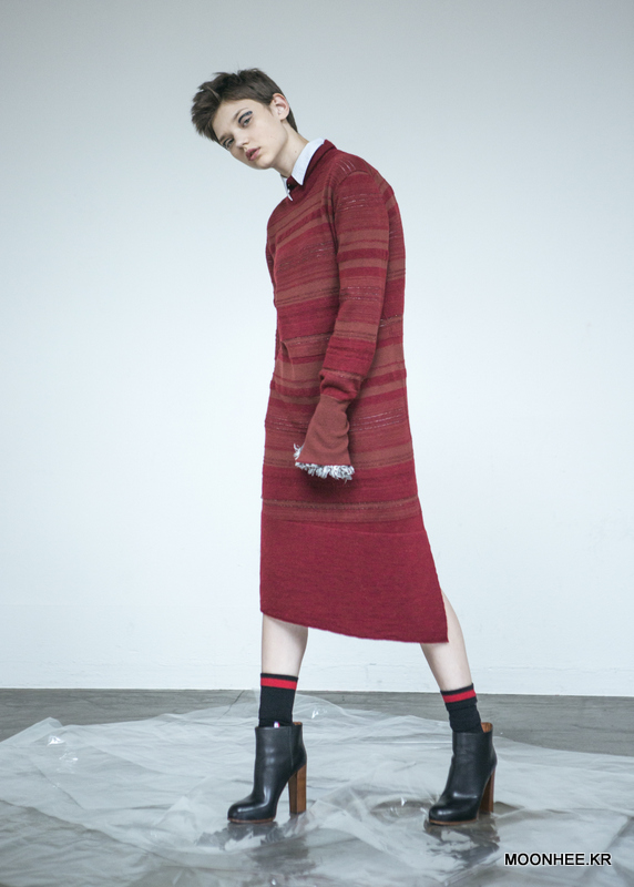Slit Midi Dress[WINE]