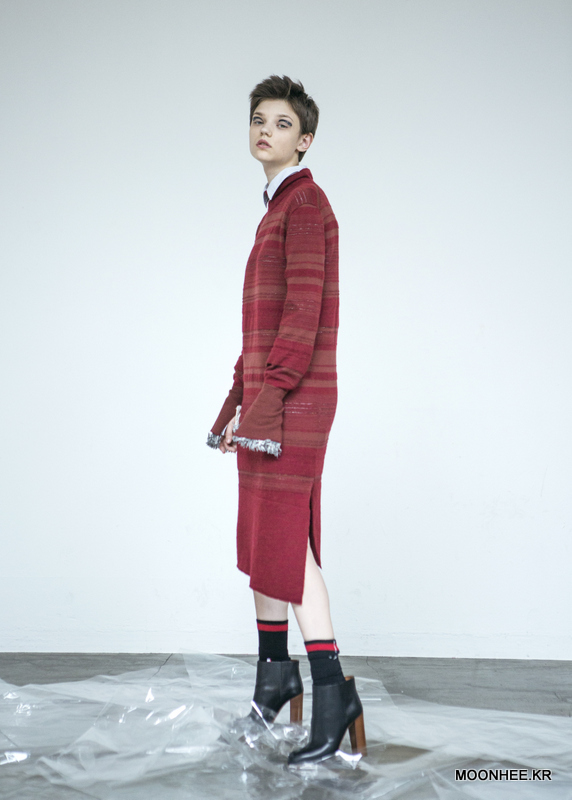Slit Midi Dress[WINE]