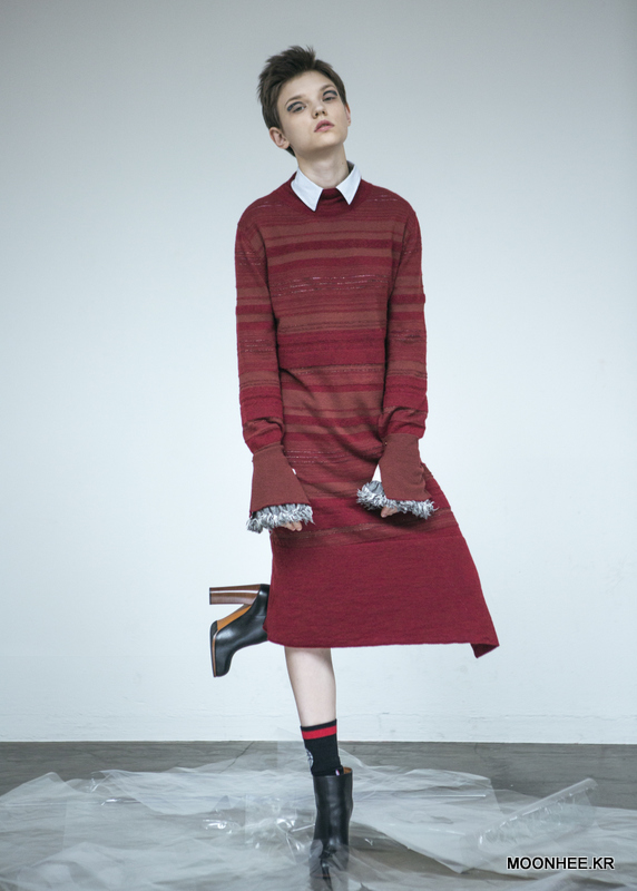 Slit Midi Dress[WINE]