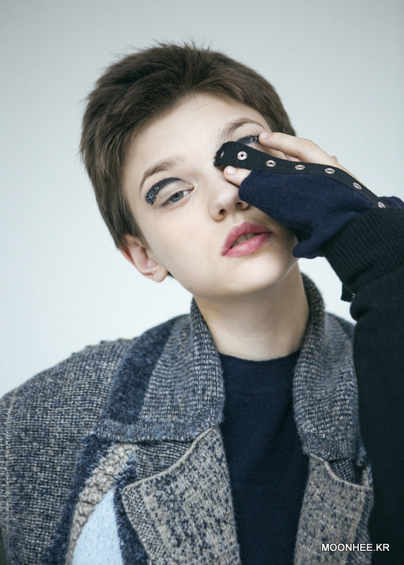 Diamond Jacquard Vest Coat[GREY]