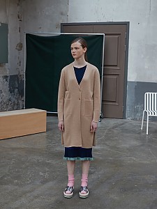 2 WAY POKET LONG OUTER [BEIGE]