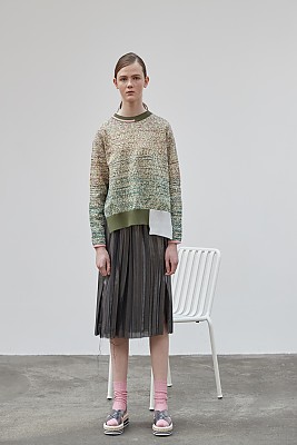 Multi Metallic Pullover [GREEN]