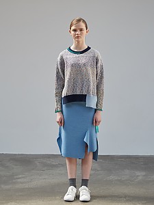 Multi Metallic Pullover [PURPLE]