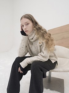M7WP01A [Seamless Knit Trousers] 무봉제  DARK GREY