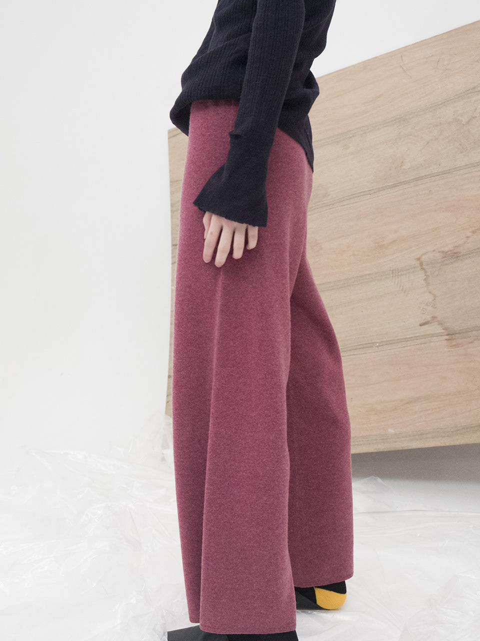 M7WP01A [Seamless Knit Trousers] 무봉제  D/ PINK