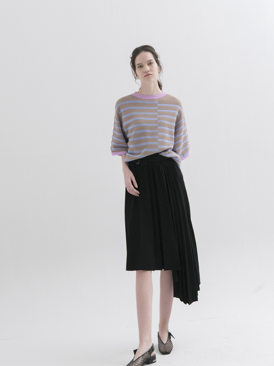 Multicolor Stripes Boxy Pullover