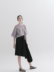 Multicolor Stripes Boxy Pullover