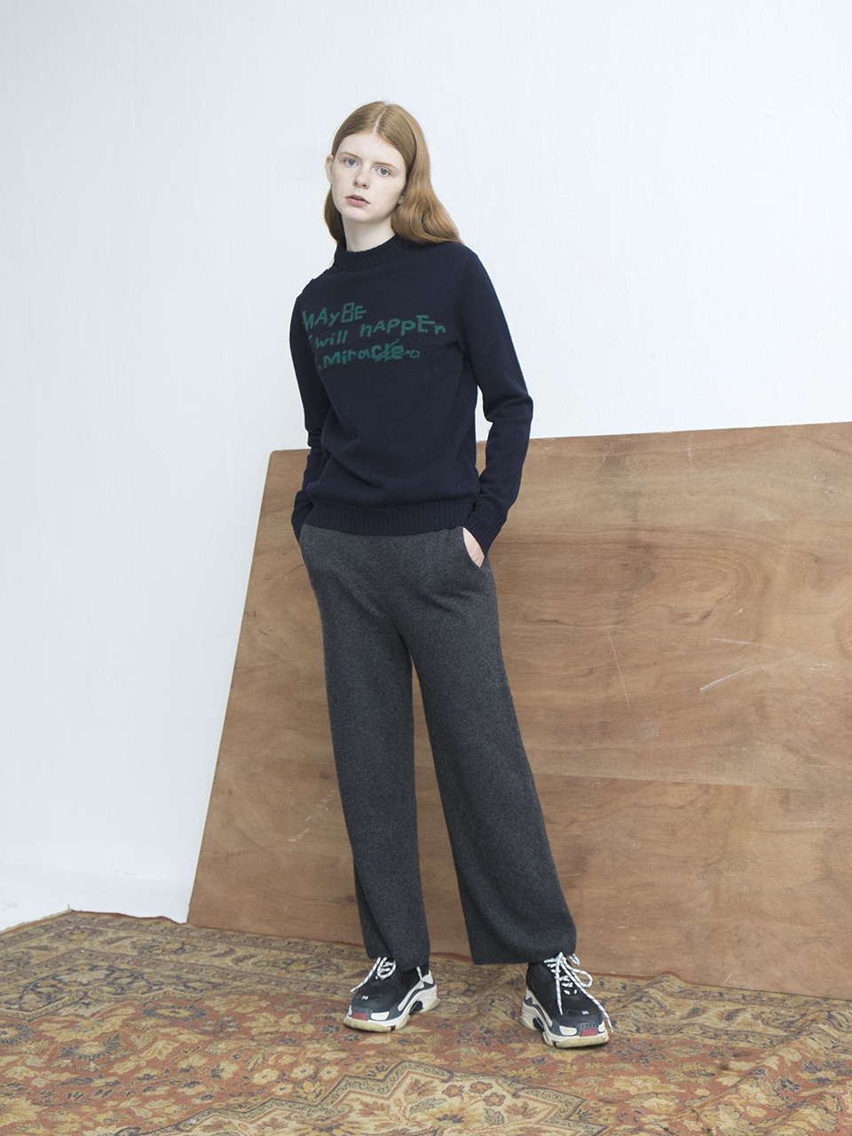 M8FT05A	LETTERING pullover