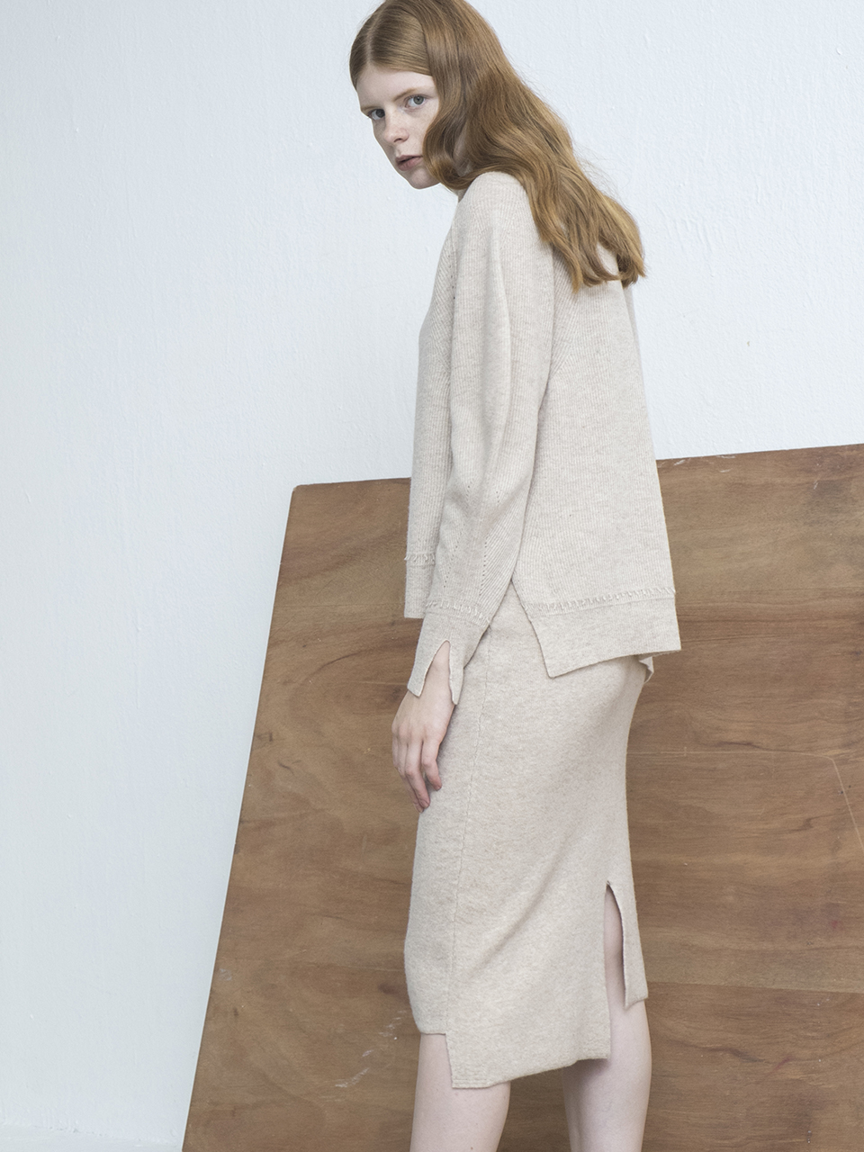 M8FT08A	SHAPED SLEEVE pullover